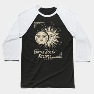 Total Solar Eclipse 2024 Baseball T-Shirt